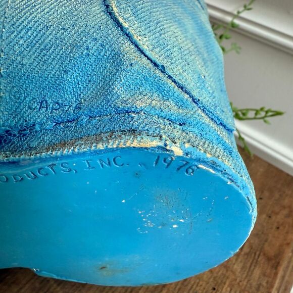 Vintage Campana Art Prod Inc 1976 Jean Shorts Pencil Holder Small Planter - Picture 6 of 7